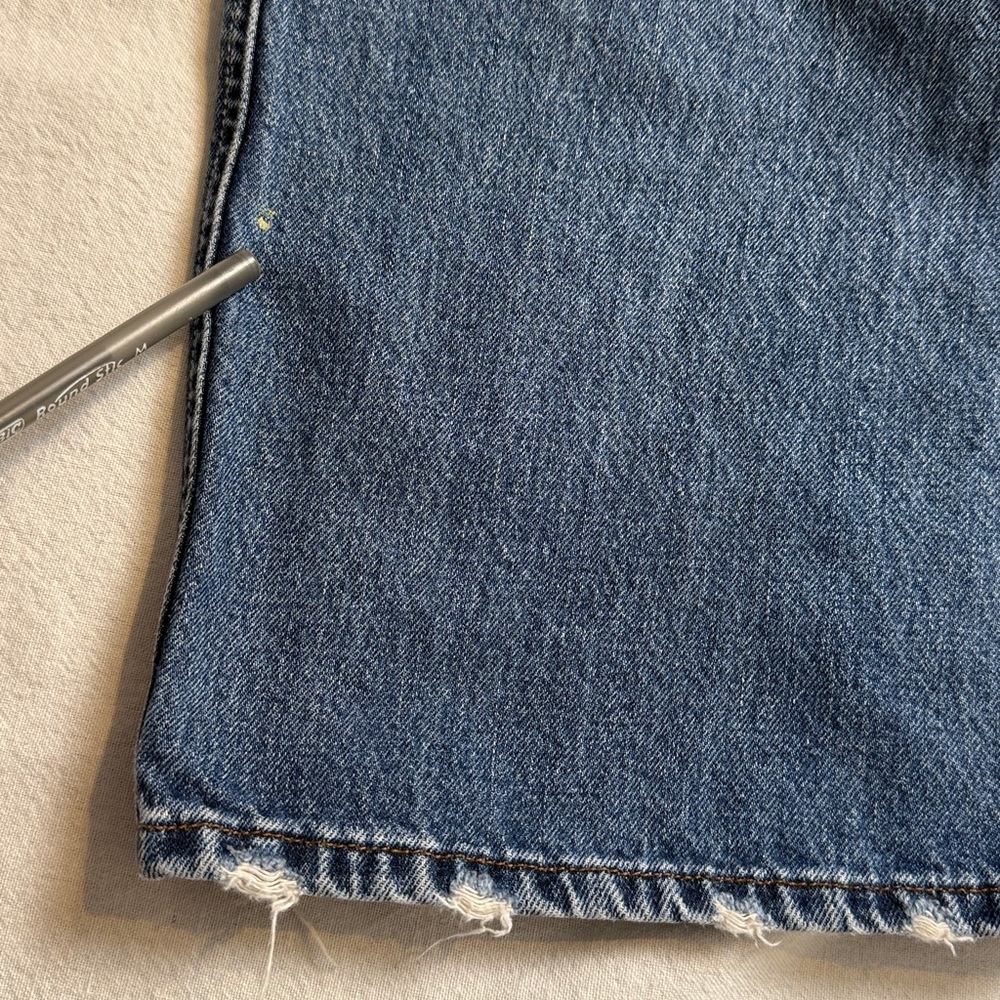 Mavi Vintage 32x32 Wide Leg Jeans 100% Cotton Y2K 90s Skater Denim - Picture 12 of 14